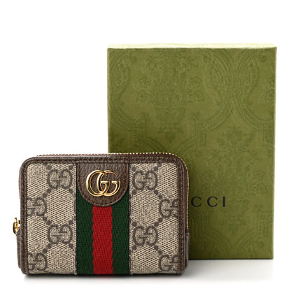 Gucci GG Supreme Monogram Web Ophidia Playing Card Case Beige New Acero 8 of 8