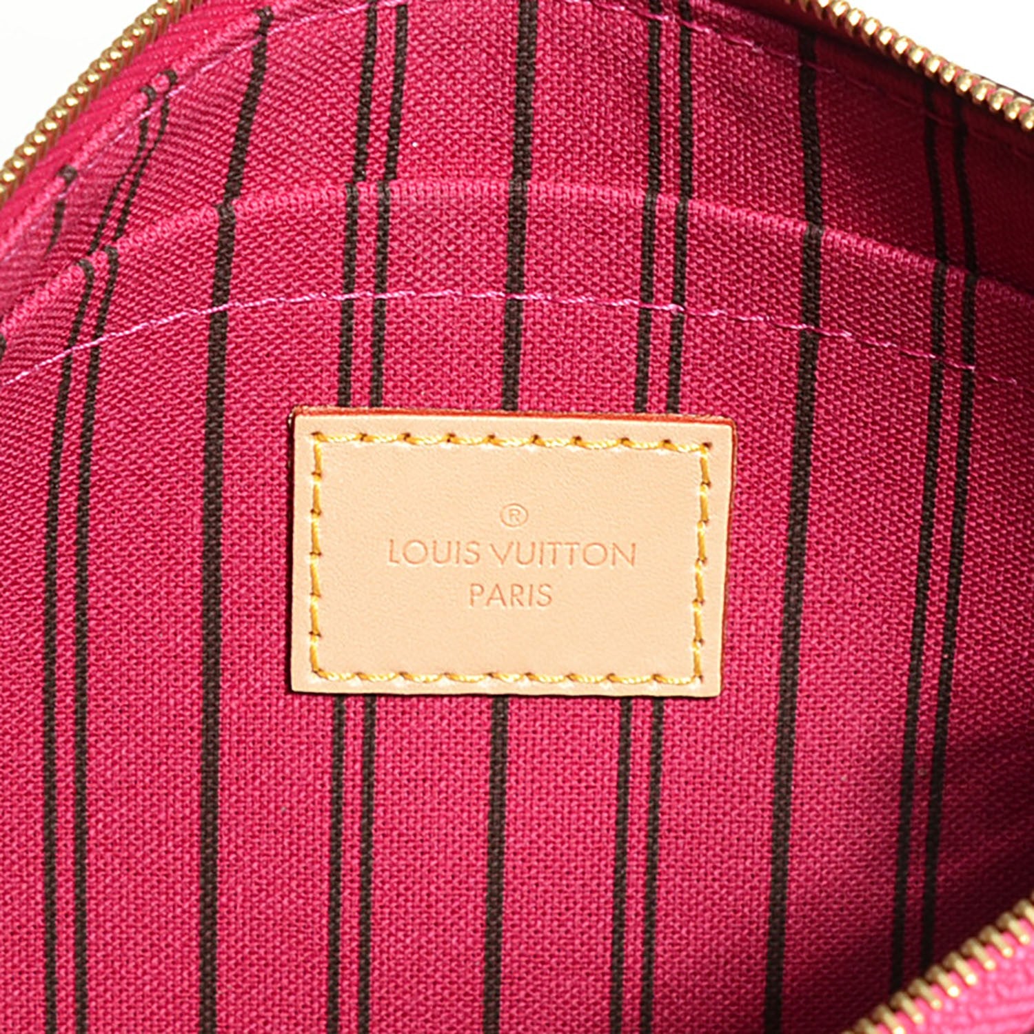Louis Vuitton Monogram Neverfull MM GM Pochette Pivoine 6 of 8