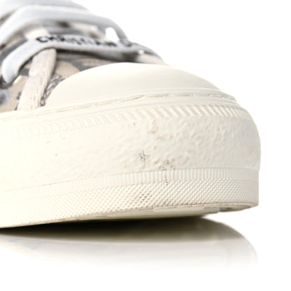 Christian Dior Canvas Oblique Walk'N'Dior Low Top Sneakers 36 Grey Stone 8 of 11