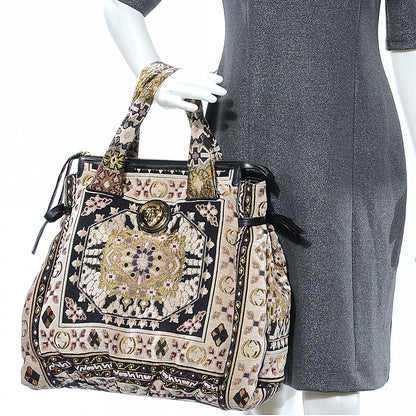 Gucci Tapestry Large Hysteria Tote 2 of 8