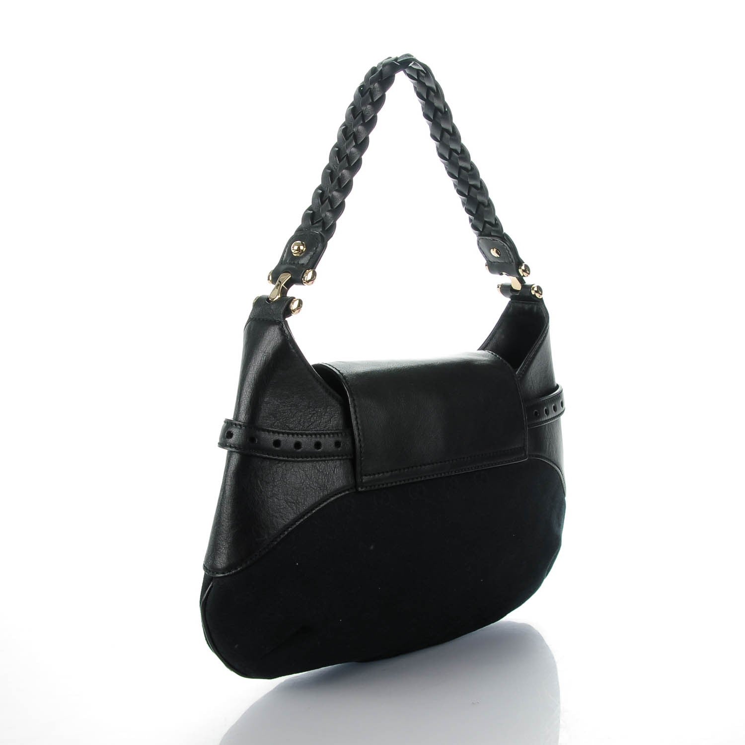 Gucci Monogram Pelham Hobo Black 3 of 7