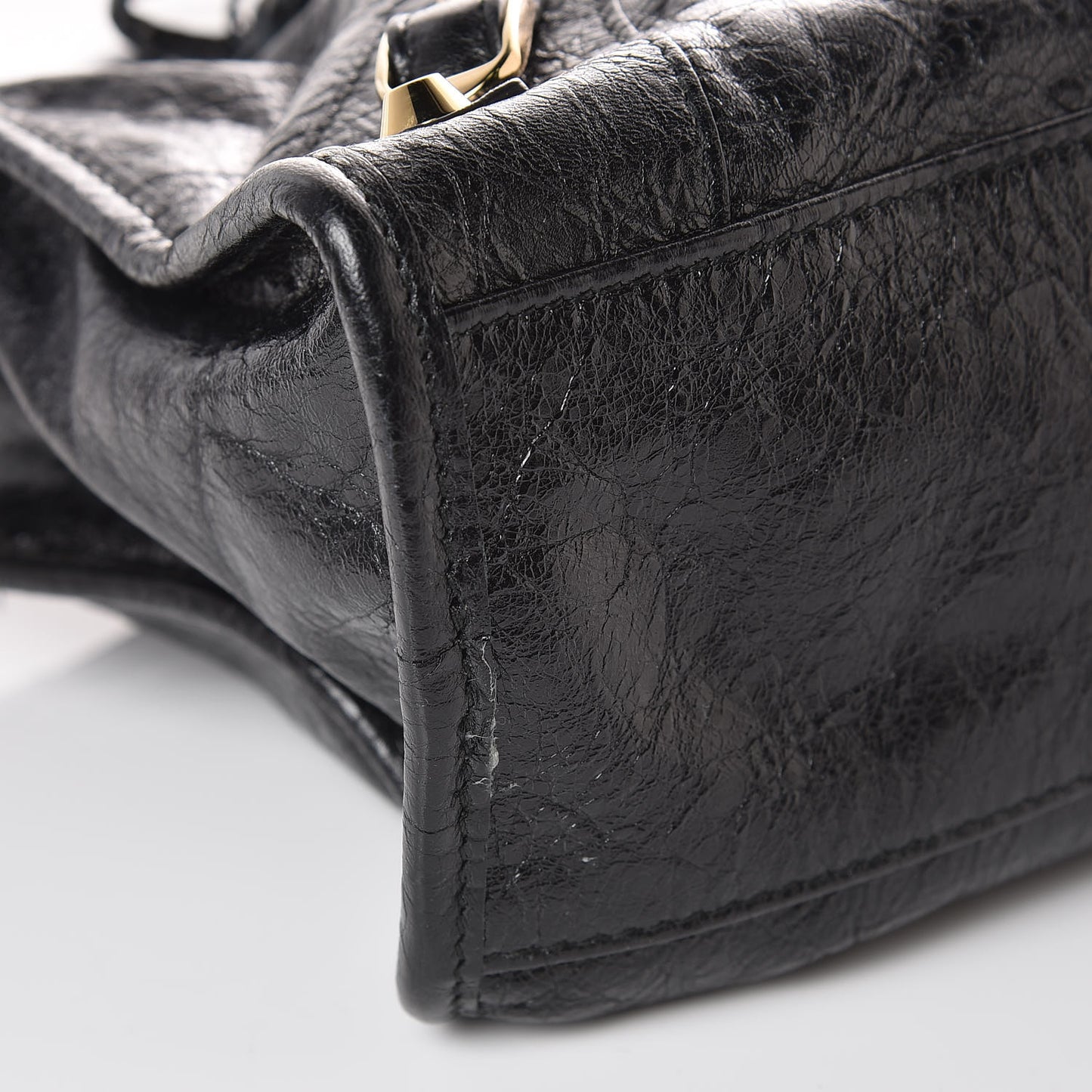 Agneau Classic Gold Hardware S City Black
