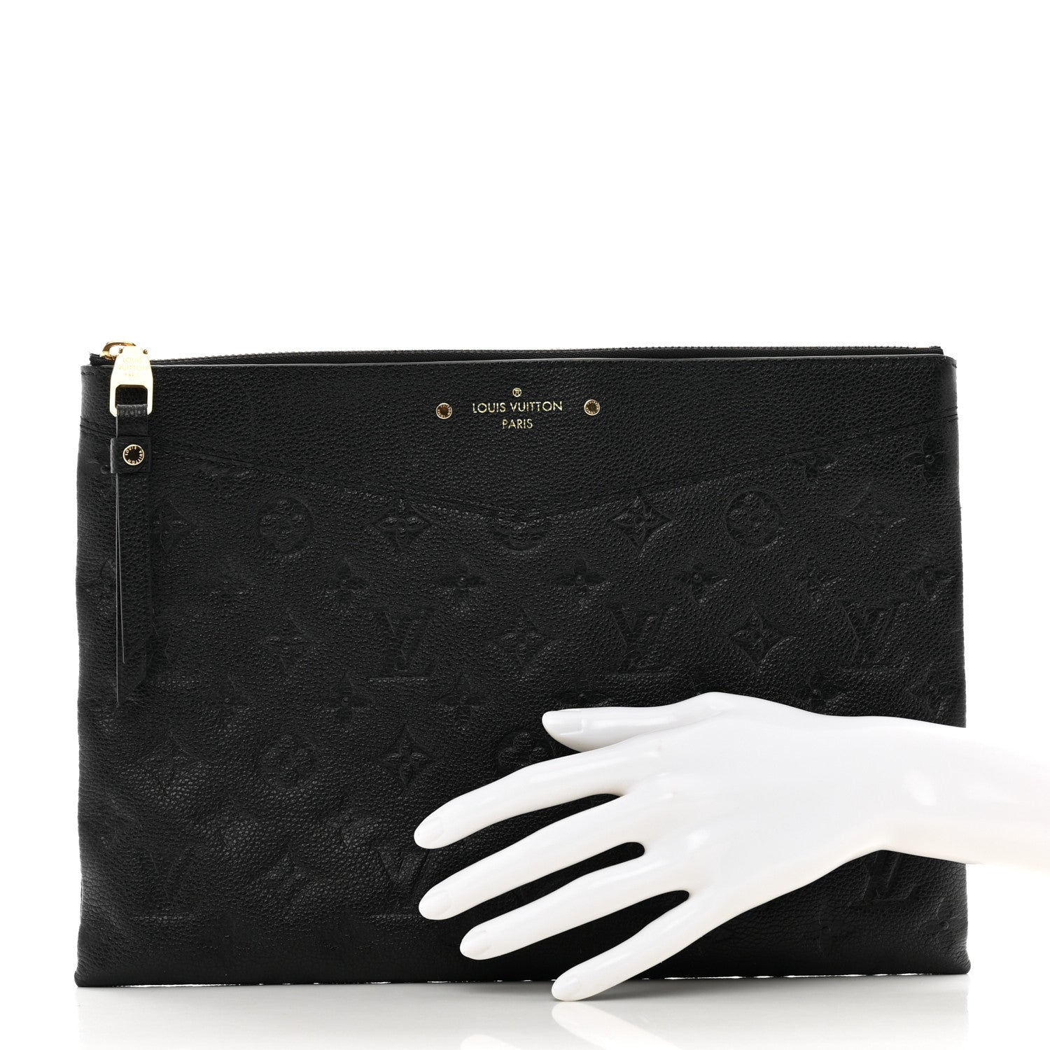 Louis Vuitton Empreinte Daily Pouch Black 2 of 7