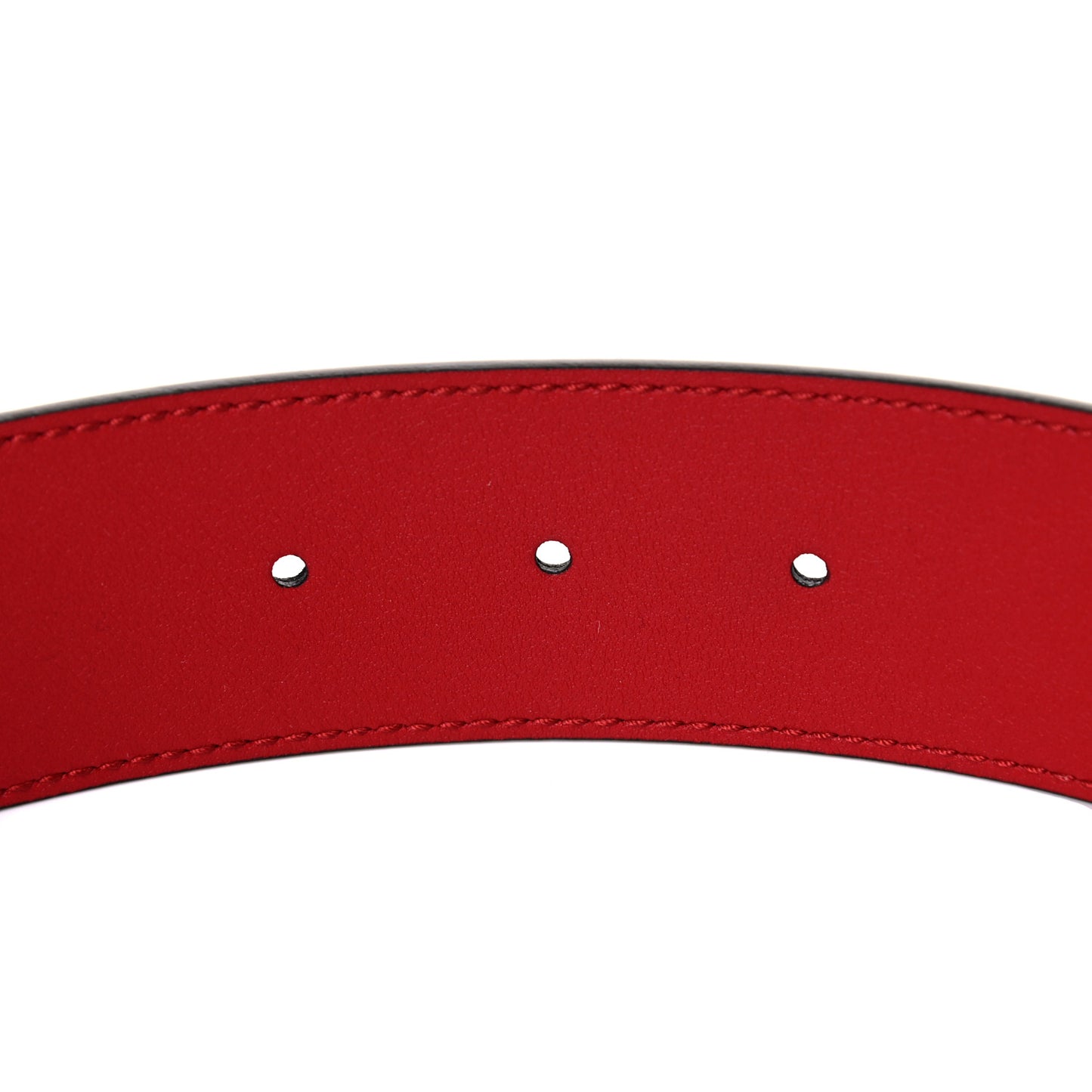 Moon Calfskin Torchon Double G 40mm Belt 85 34 Hibiscus Red