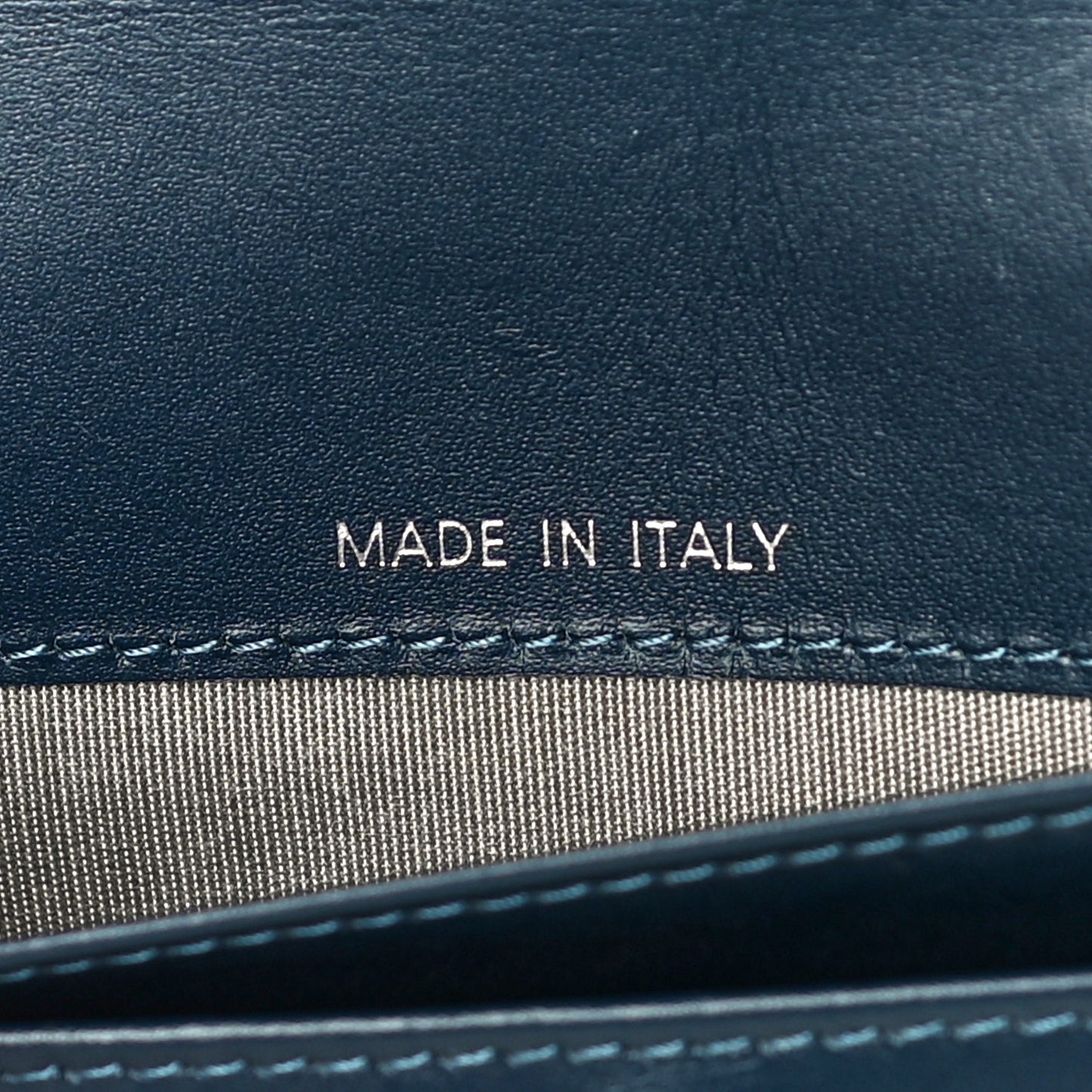 Caviar Large CC Timeless Zip Around Wallet Blue