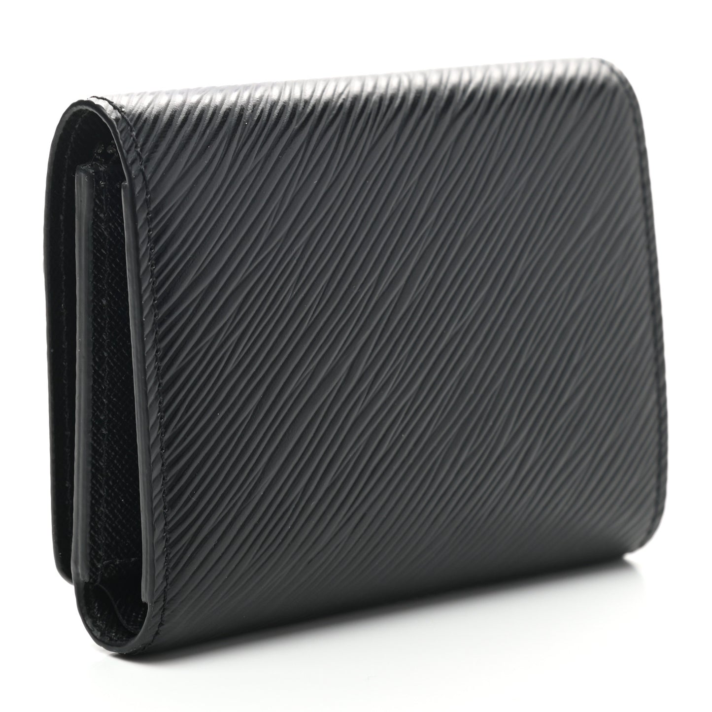 Epi Twist Compact Wallet Black