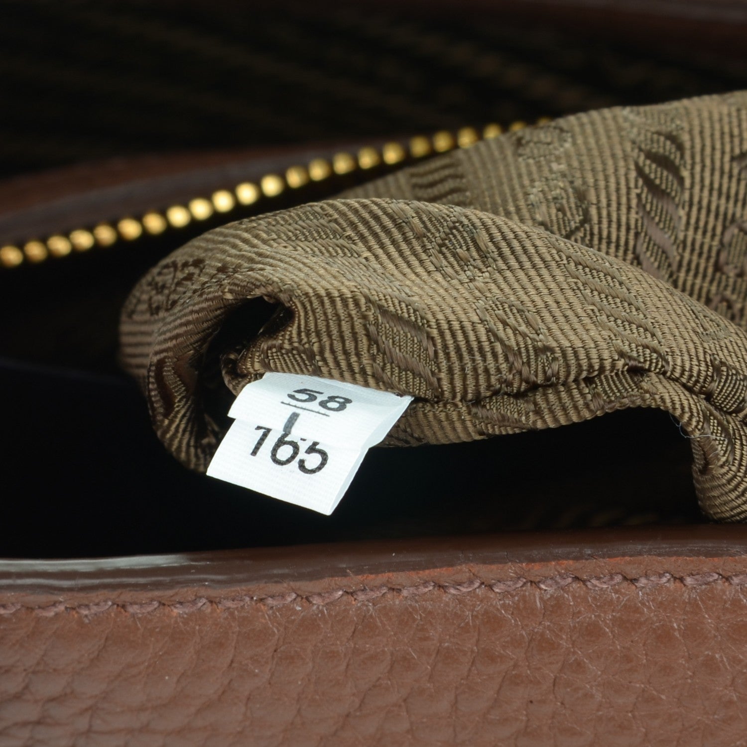 Prada Vitello Daino Tote Palissandro 8 of 9