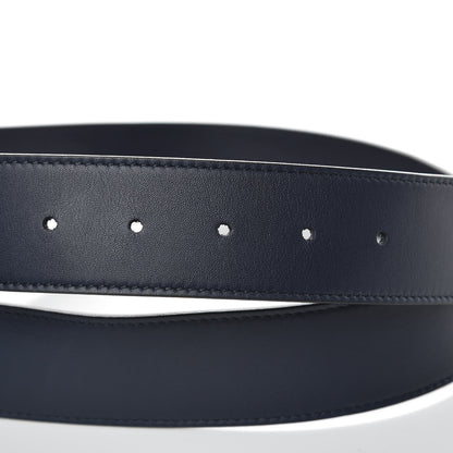 Gucci Moon Calfskin Nickel Double G 40mm Belt 95 38 Blue 5 of 7