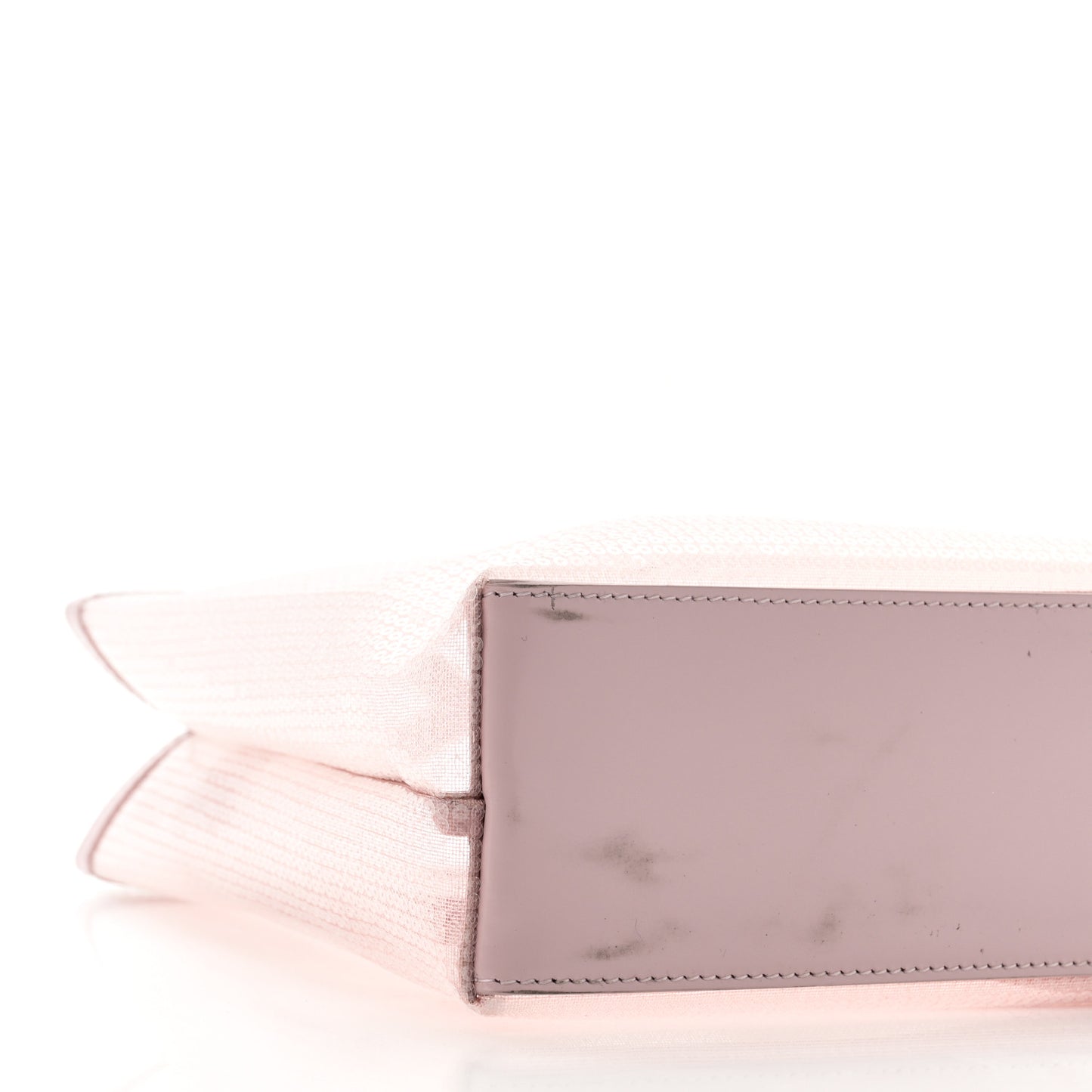 Sequin Mesh Small Tote Bag Pink