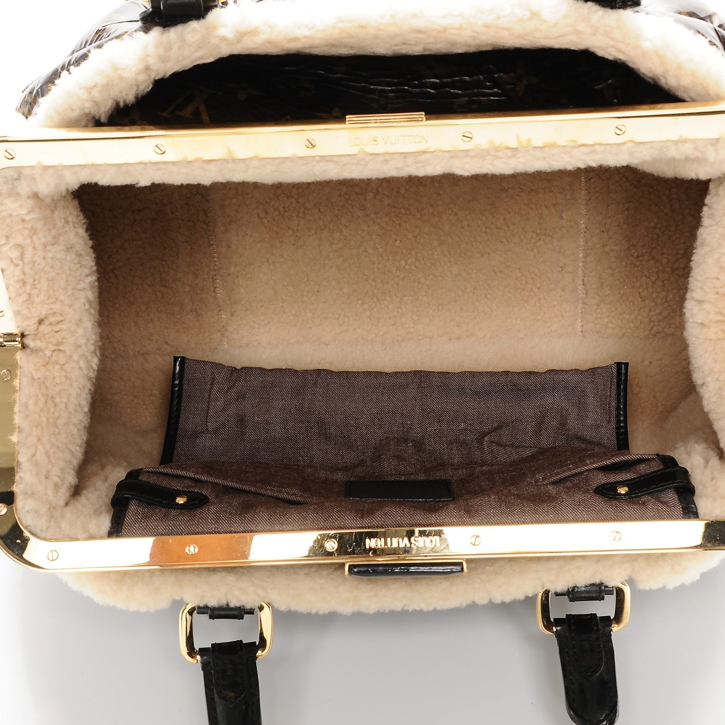 Monogram Shearling Sac Storm