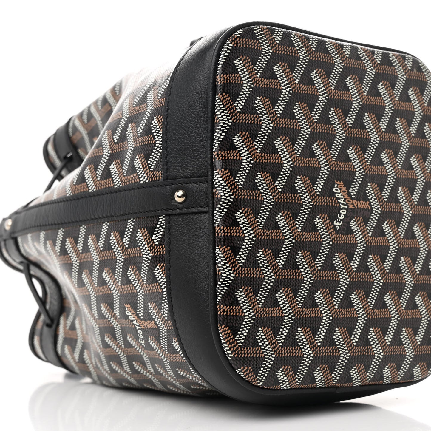 Goyardine Petit Flot Bucket Bag PM Black