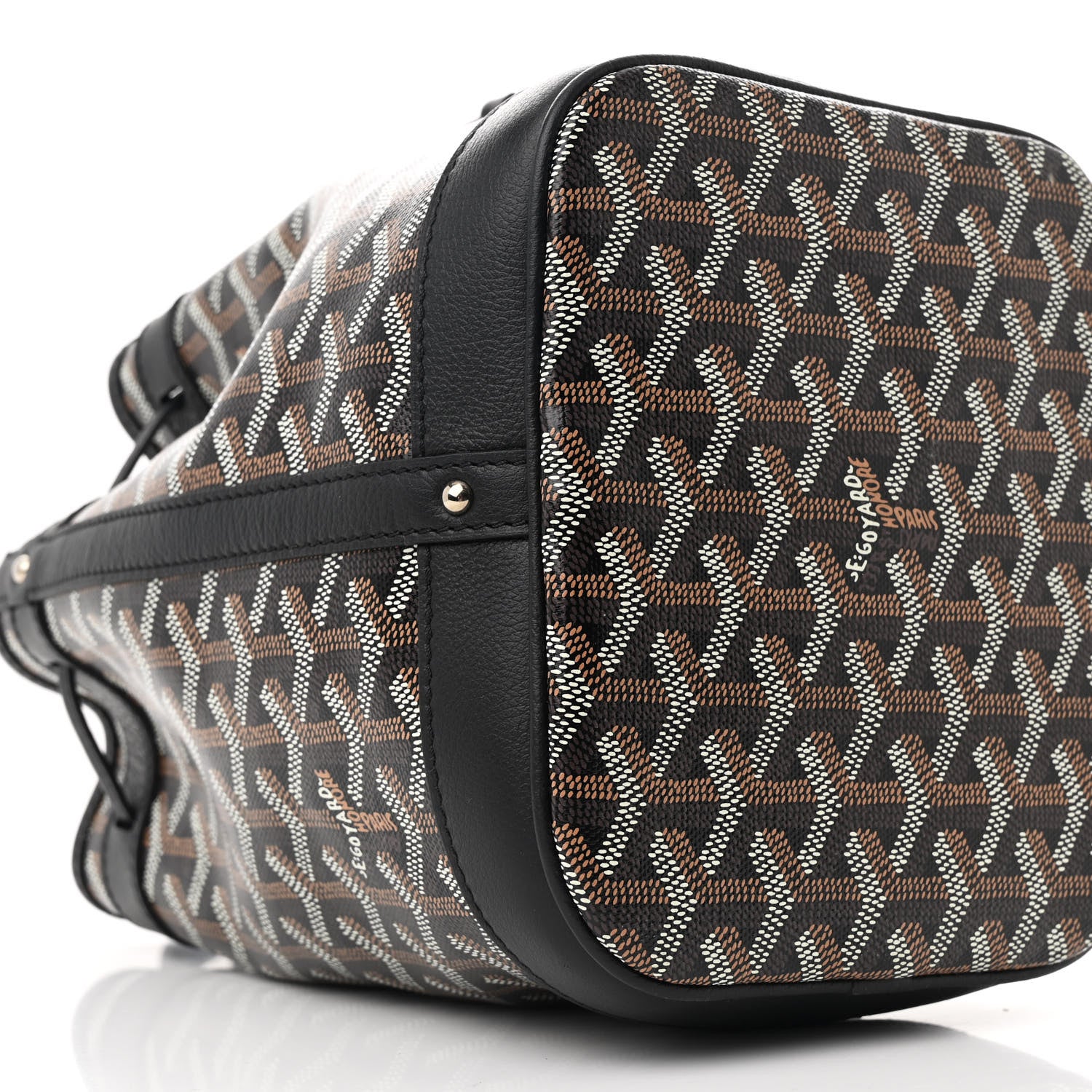 Goyard Goyardine Petit Flot Bucket Bag PM Black 9 of 10