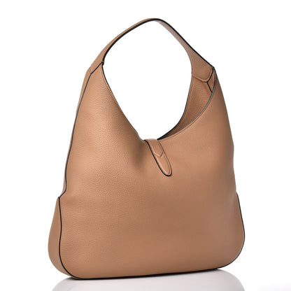 Gucci Soft Grained Calfskin Large Jackie Hobo Classic Camel 3 of 8