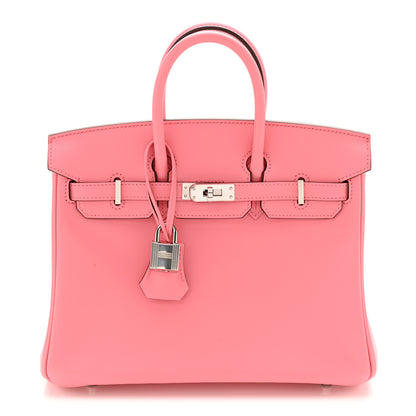 Hermes Swift Birkin 25 Rose Azalee 1 of 11
