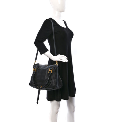 Chloe Calfskin Medium Marcie Satchel Black 2 of 12