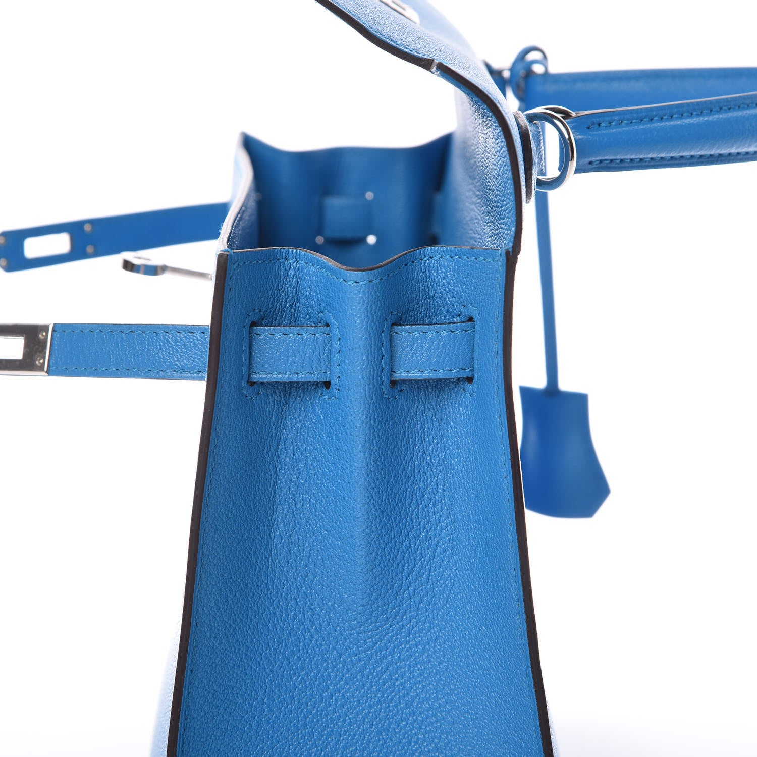 Hermes Chevre Chandra Kelly Sellier 25 Bleu Zanzibar 33 of 41