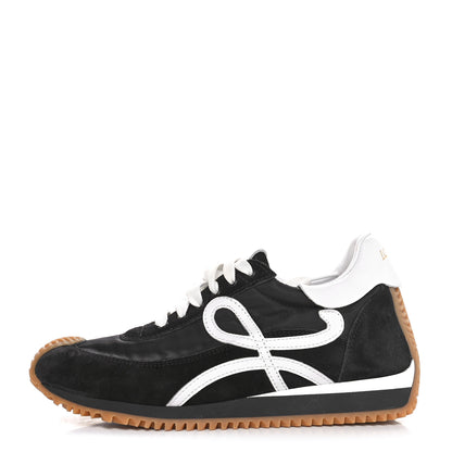 Loewe Nylon Suede Flow Runners Sneakers 36 Black 1 of 9