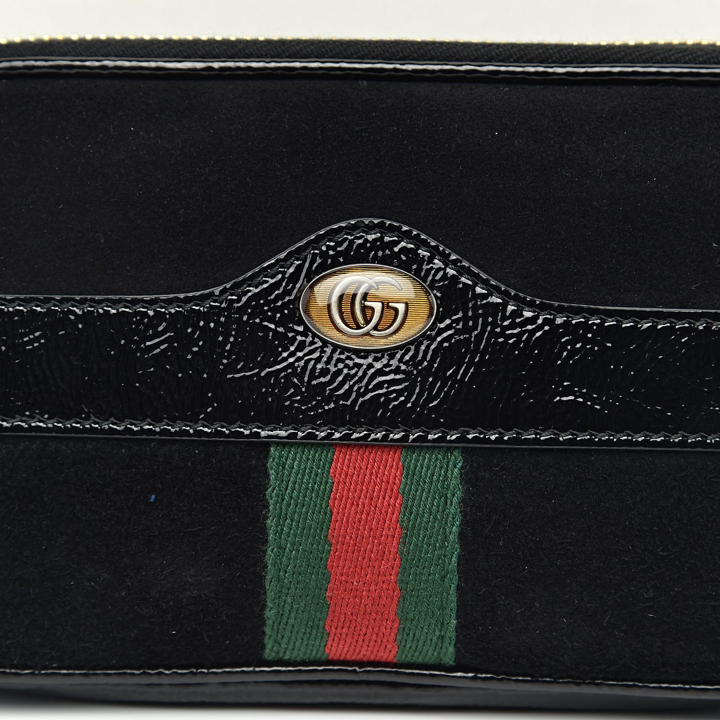 Suede Patent Ophidia Belted iPhone Case 105 42 Black