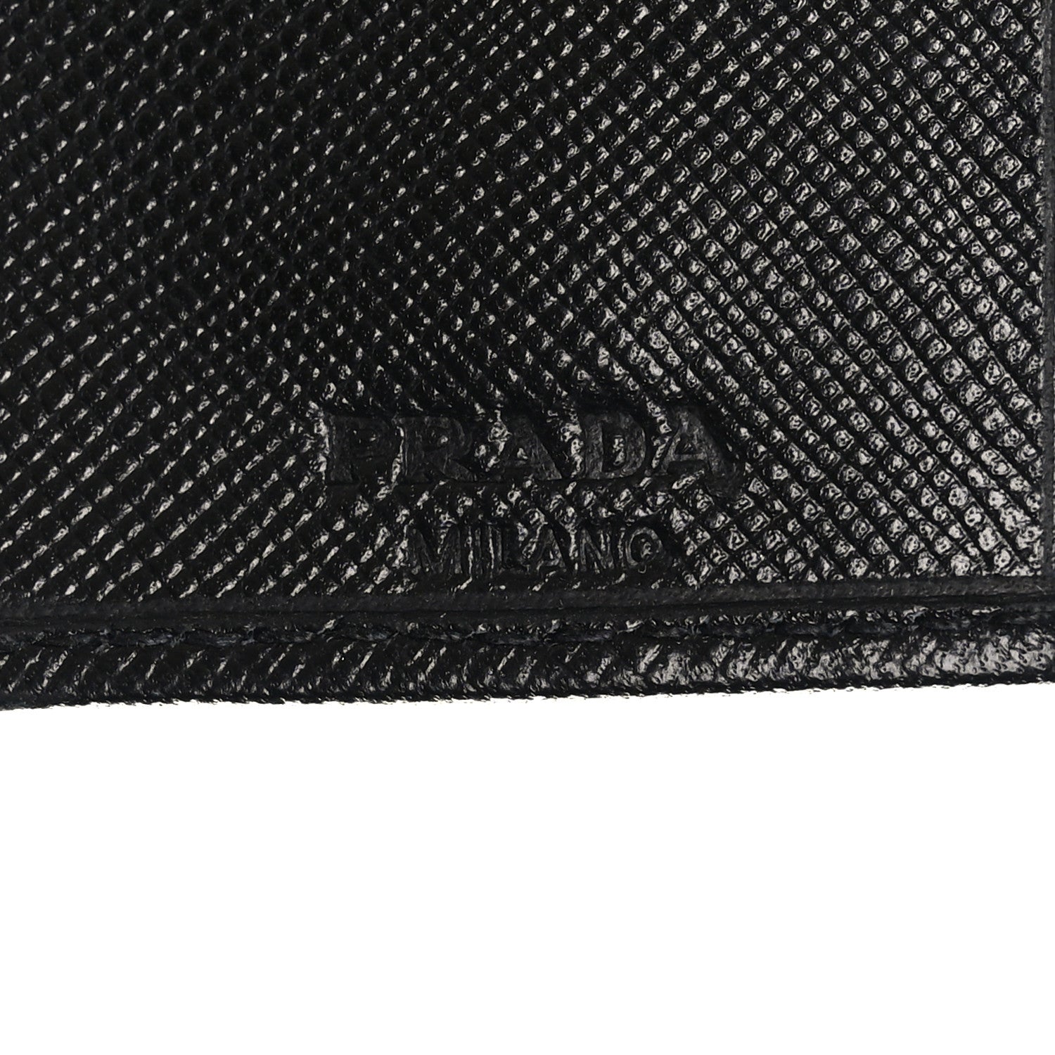 Prada Saffiano Metal 6 Key Holder Black 8 of 8