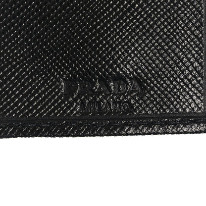 Prada Saffiano Metal 6 Key Holder Black 8 of 8