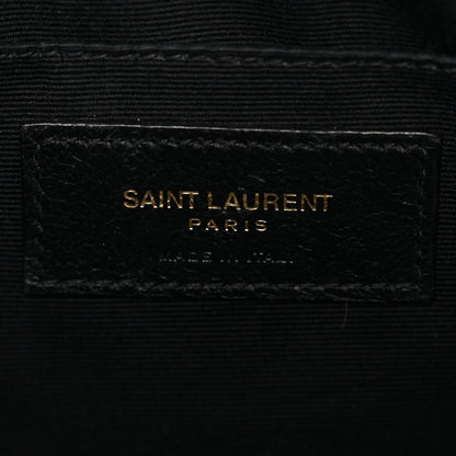 Saint Laurent Calfskin Matelasse Monogram Lou Camera Bag Dark Beige 6 of 16