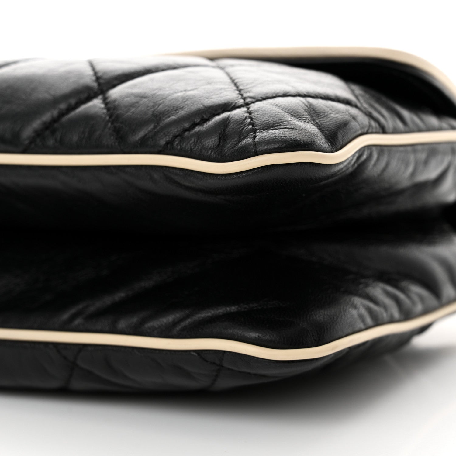 Chanel Lambskin East West Mademoiselle Flap Black 10 of 10