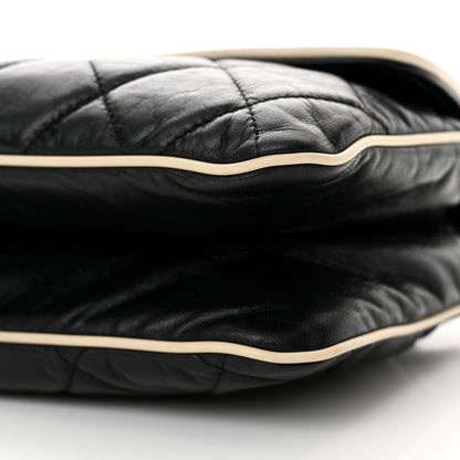 Chanel Lambskin East West Mademoiselle Flap Black 10 of 10