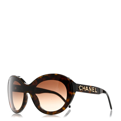 Chanel Shield Sunglasses 71281 Dark Tortoise 1 of 8