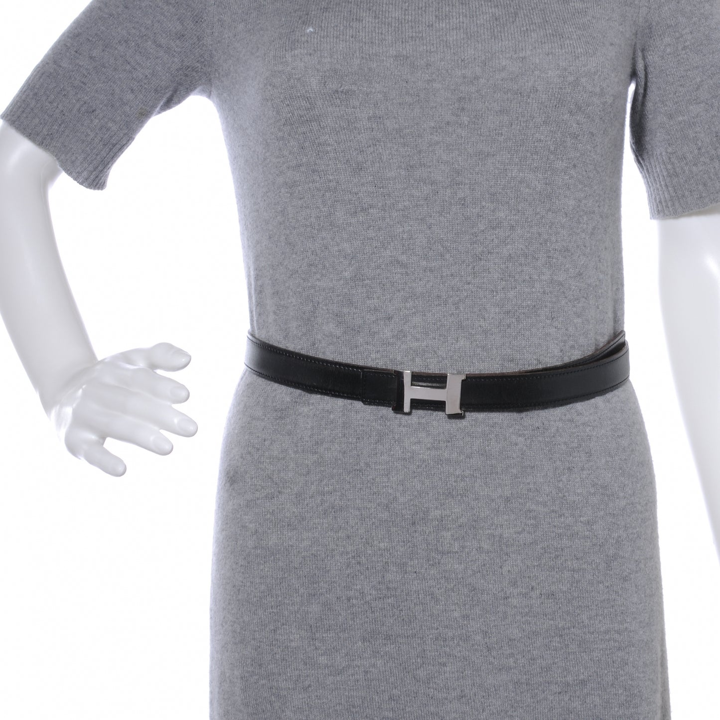 Box Chamonix Reversible Constance 24mm H Belt Noir Natural 80