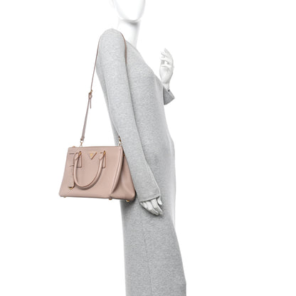 Prada Saffiano Lux Small Galleria Double Zip Tote Cammeo 2 of 16