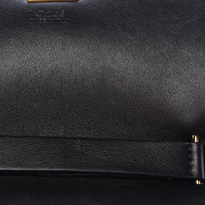 Chloe Suede Calfskin Wonder Woman Patchwork Drew Shoulder Bag Black 7 of 13
