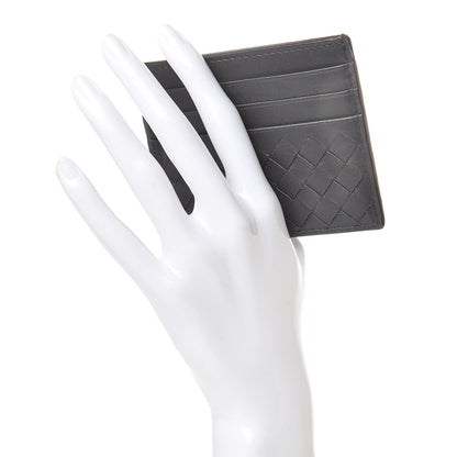 Bottega Veneta Nappa Intrecciato VN Card Case Ardoise 2 of 8