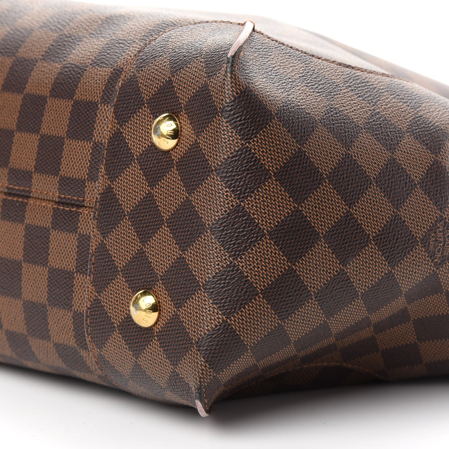 Damier Ebene Caissa Hobo Rose Ballerine