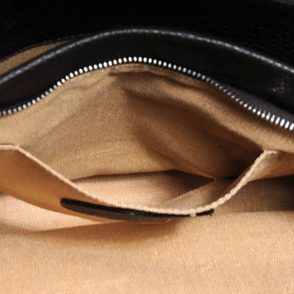Fendi Calfskin Romano Selleria Handbag Dark Brown 9 of 9