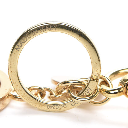 Louis Vuitton LV Circle Bag Charm Key Holder Gold 3 of 5