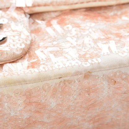 Chanel Sequin Paillette Small Flap Light Pink 12 of 18