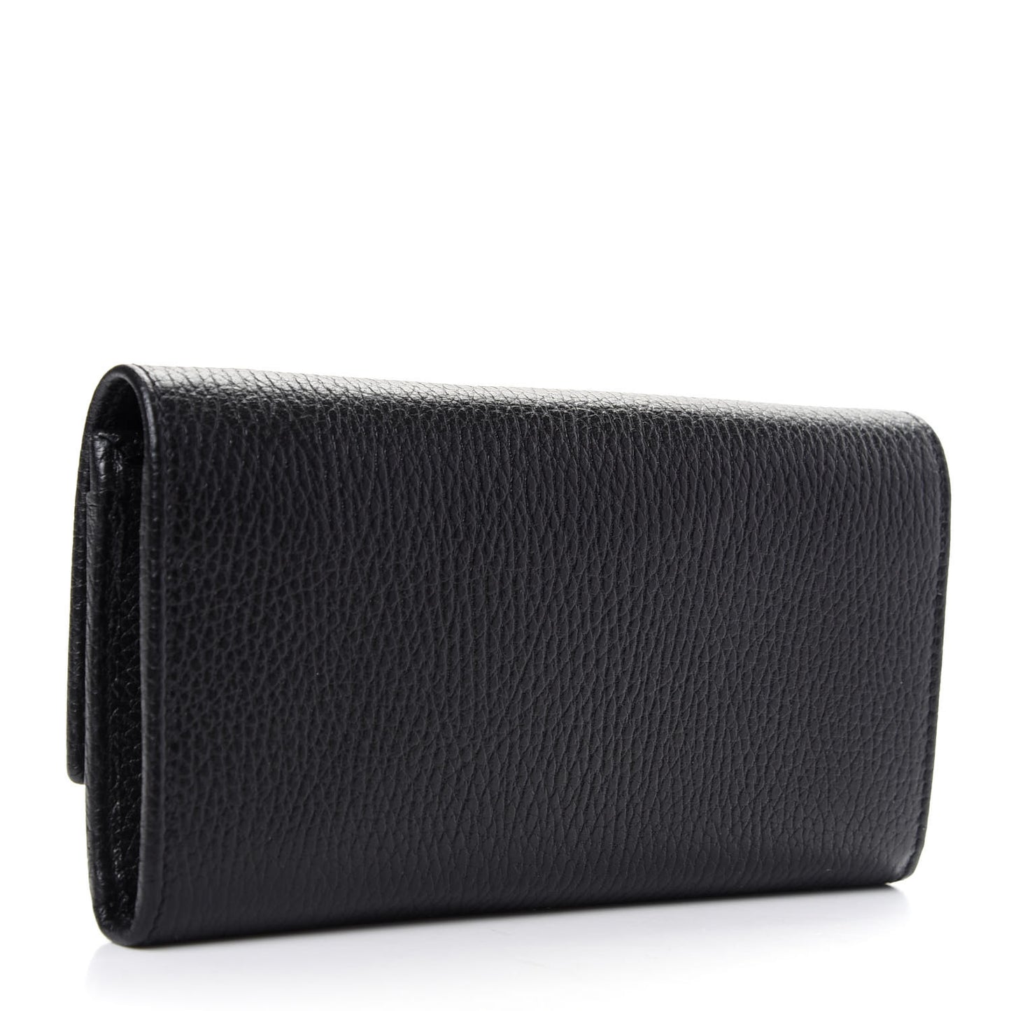 Dollar Calfskin GG Marmont Continental Wallet Black