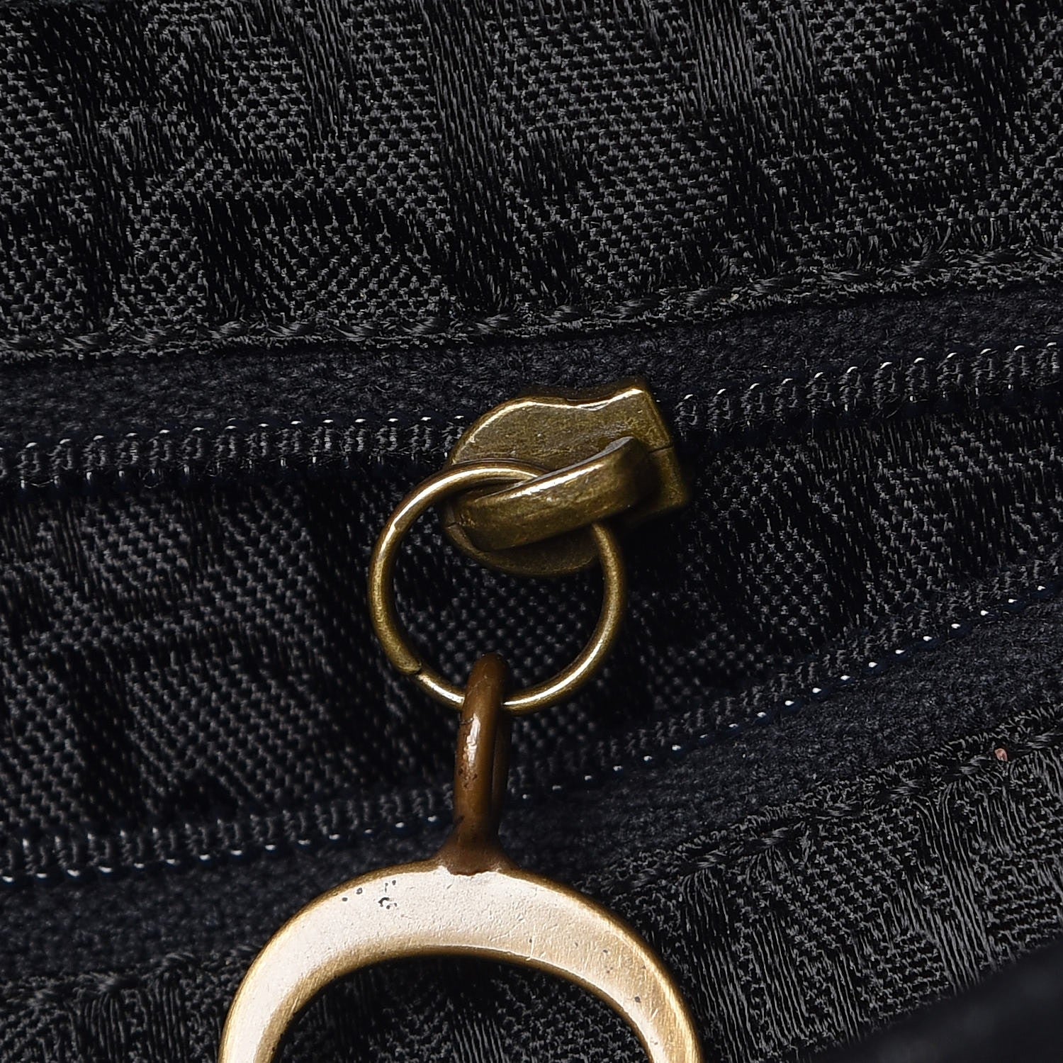 Christian Dior Calfskin Double Saddle Bag Black 6 of 7