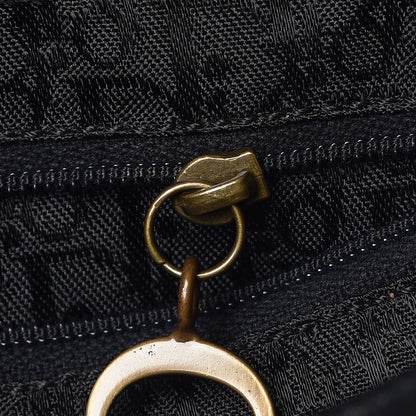 Christian Dior Calfskin Double Saddle Bag Black 6 of 7