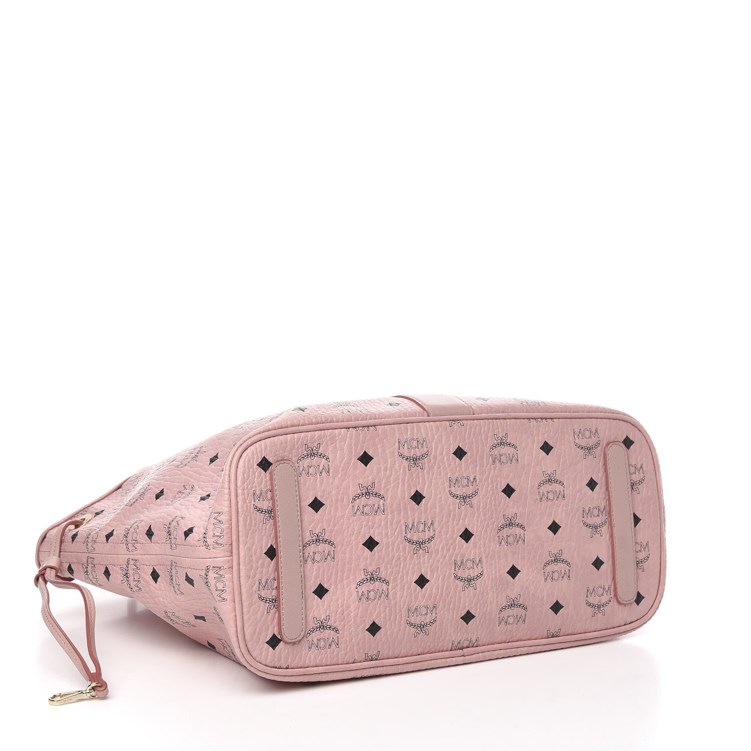 MCM Visetos Medium Liz Reversible Shopper Tote Soft Pink 7 of 16