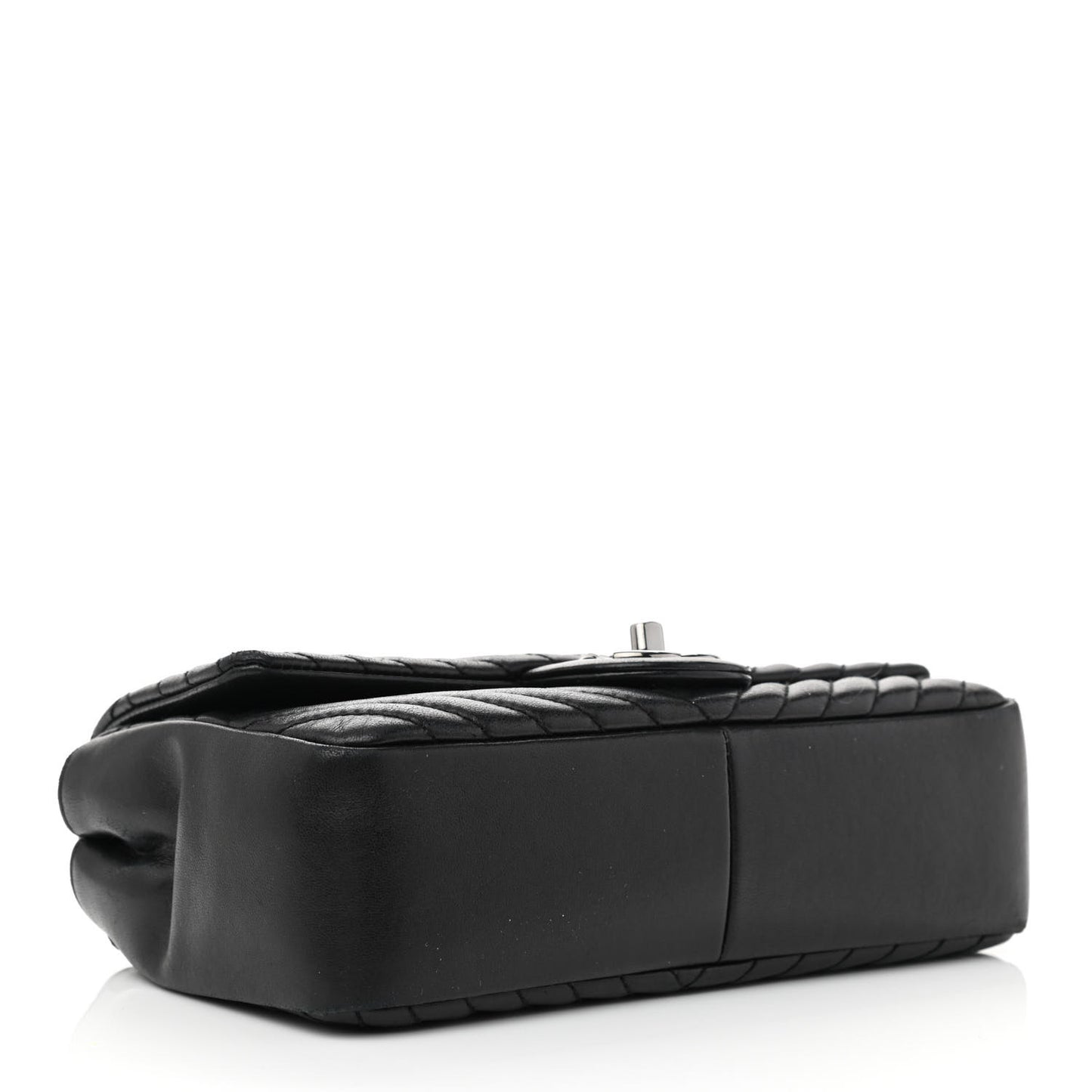 Lambskin Small CC Crossing Flap Black