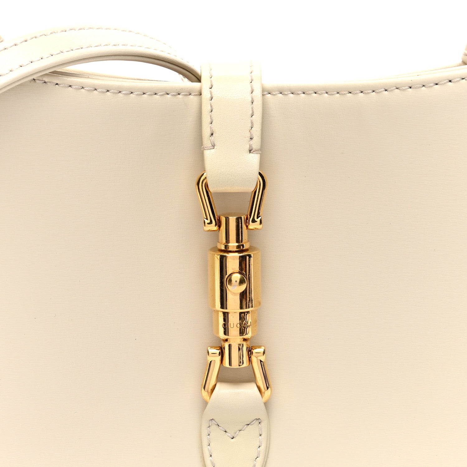 Gucci Boarded Dyana Lux Calfskin Mini Jackie 1961 Hobo Mystic White 8 of 10