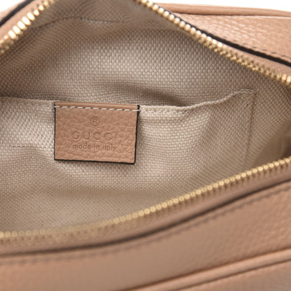 Gucci Pebbled Calfskin Small Soho Disco Bag Camelia 6 of 10