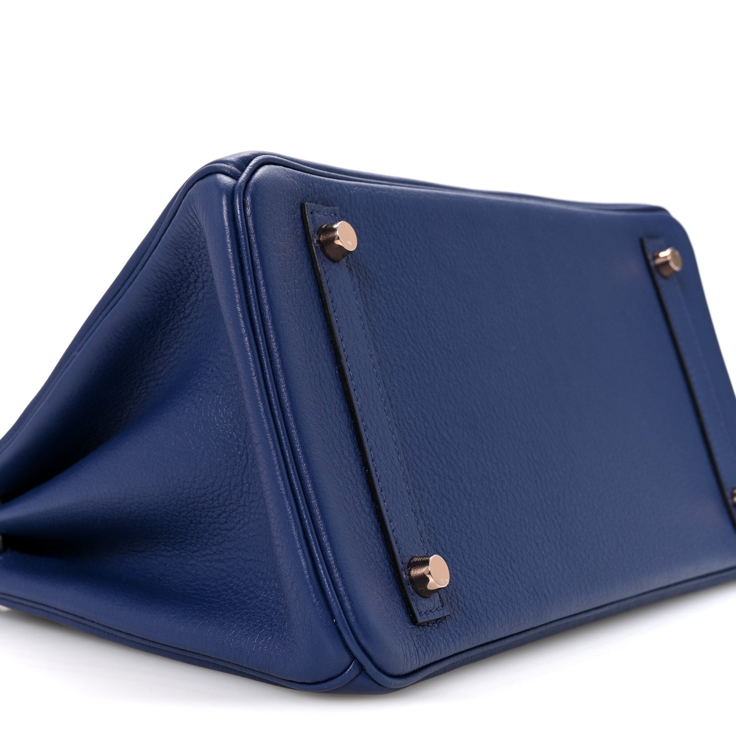 Hermes Taurillon Novillo Matte Alligator Birkin Touch 30 Bleu Saphir Bleu Marine 9 of 12