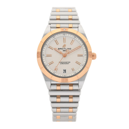 Breitling Stainless Steel 18K Rose Gold 36mm Chronomat Automatic Watch U10380 1 of 5