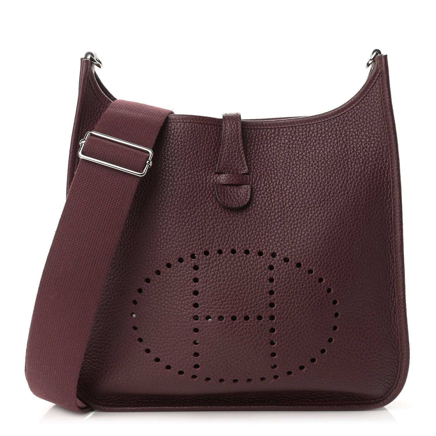 Hermes Taurillon Clemence Evelyne III PM Bordeaux 1 of 12