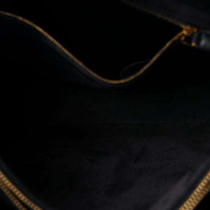 Saint Laurent Calfskin Large Sac de Jour Carryall Navy Blue 5 of 9