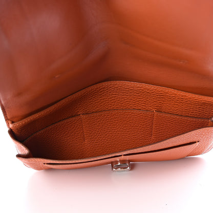 Hermes Togo Dogon Duo Wallet Orange 5 of 12