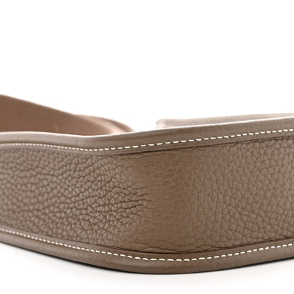 Hermes Taurillon Clemence Evelyne TPM Etoupe 9 of 11