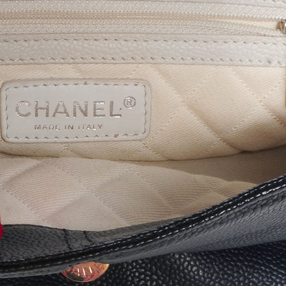 Chanel Caviar Outdoor Ligne Accordion Flap Navy Blue 6 of 7